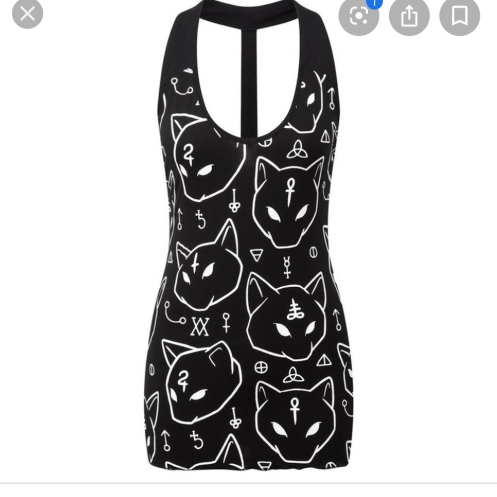 Killstar Azreal ladies spine vest